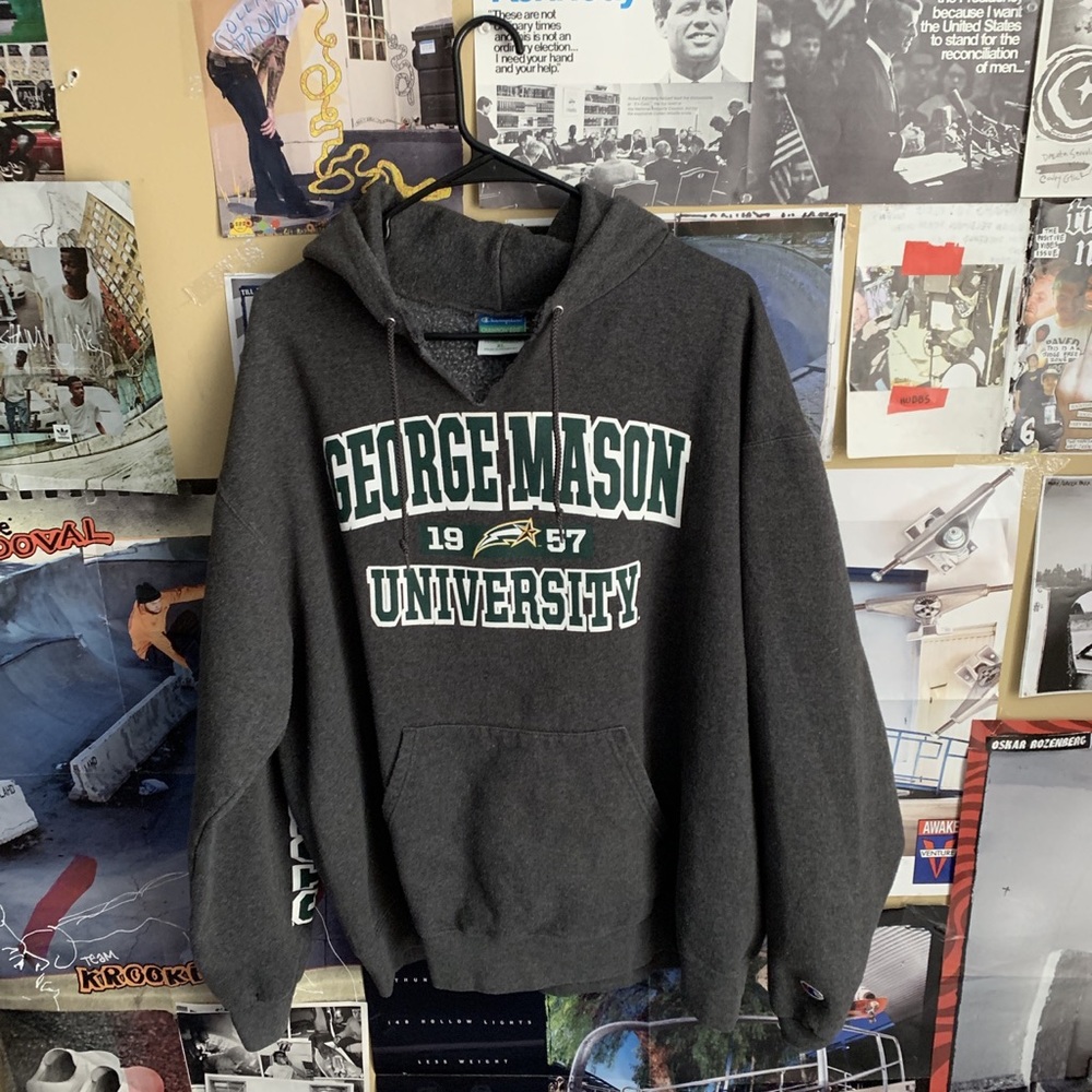 Vintage Champion George Mason University Hoodie